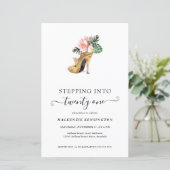 Papier Budget Inclus Dans 21 Talons D'Or Floral Anniversa (Debout devant)