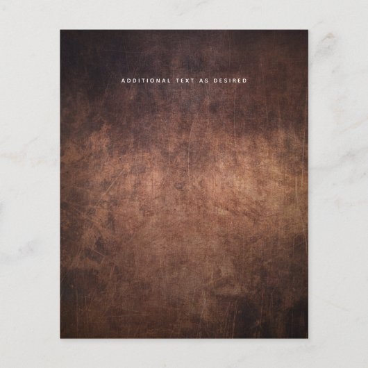 Papier Budget Industrial Edison lumières Mariage entrepôt (Dos)