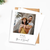 Papier Budget Instant Photo Be My Man of Honor Propositio