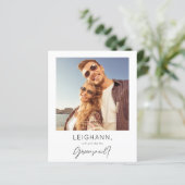 Papier Budget Instantané Photo Be My Groomsmaid Propositi (Debout devant)