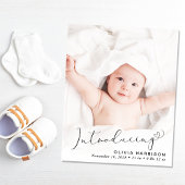 Papier Budget Introduire le Faire-part de naissance photo