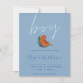 Papier Budget | Invitation de Baby Shower aquarelle de l (Devant)