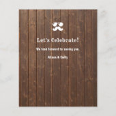 Papier BUDGET Invitation de barbecue pour la fête des pèr (Dos)