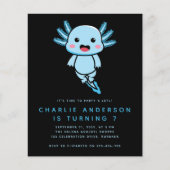 Papier Budget Invitation de fête d'anniversaire de l'enfa (Devant)