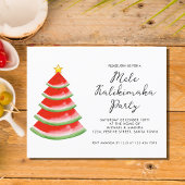 Papier Budget Invitation du parti Mele Kalikimaka