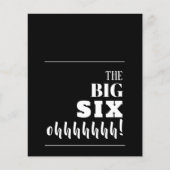 Papier Budget Invitations noir et blanc 60e anniversaire (Devant)