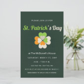 Papier Budget Irish Flag Jour de la Saint Patrick Invitat (Debout devant)