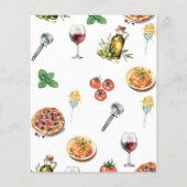 Papier Budget Italien c'est plus le dîner de répétition (Dos)