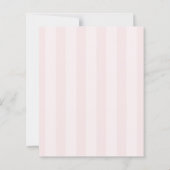 Papier Budget its a girl pink bow baby shower invitation (Dos)