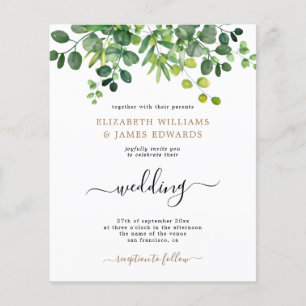 Papier BUDGET Jardin botanique Printemps Invitation de ma