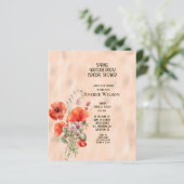 Papier BUDGET Jardin Fête des mariées (Debout devant)