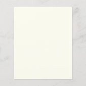 Papier BUDGET Jardin Fête des mariées (Dos)