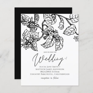 Papier BUDGET Jardin Vintage Feuilleté Classic Mariage In