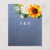 Papier Budget Jean Tournesol & Flore Blanche Enregistrer  (Dos)