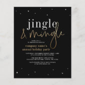 Papier Budget Jingle & Mingle Corporate Christmas Party (Devant)