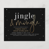 Papier Budget Jingle & Mingle Corporate Holiday Party (Devant)