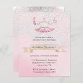 Papier Budget Jote Ballet Chaussures & Tutu Anniversaire (Devant / Derrière)