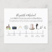 Papier Budget Jour du Mariage Calendrier Invitations mode (Devant)