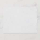Papier Budget Journal noir blanc photo Enregistrer la dat (Dos)