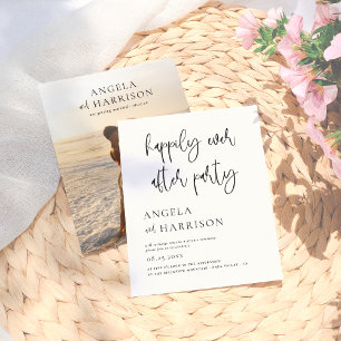 Papier Budget Joyeusement Jamais Après Le Mariage Photo D