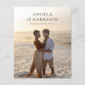 Papier Budget Joyeusement Jamais Après Le Mariage Photo D (Dos)