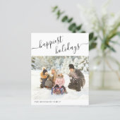 Papier Budget Joyeuses Fêtes Moderne Minimaliste Photo 20 (Debout devant)