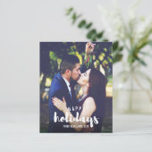 Papier Budget Joyeuses Vacances Sketched Photo Holiday Ca (Debout devant)