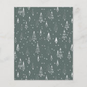 Papier Budget Joyeux Brossé Script Famille Vacances photo (Dos)