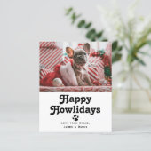 Papier BUDGET Joyeux Howlidays Pet Dog Noël (Debout devant)