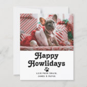 Papier BUDGET Joyeux Howlidays Pet Dog Noël (Devant)