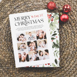 Papier Budget | Joyeux moments | Photo de Noël moderne 9<br><div class="desc">Partagez la joie de cette période de fêtes avec notre carte de crédit photo de Noël 'Joyeux Moments'. Ce design élégant et moderne présente "Joyeux Noël" dans une typographie serif élégante avec des ligaments et des fioritures artistiques. Aligné à droite, votre nom de famille est écrit en calligraphie manuscrite rouge...</div>