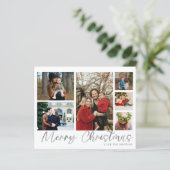 Papier Budget Joyeux Noël Argent 6 Photo (Debout devant)