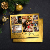 Papier Budget Joyeux Noël Faux Gold Foil Multi Photo