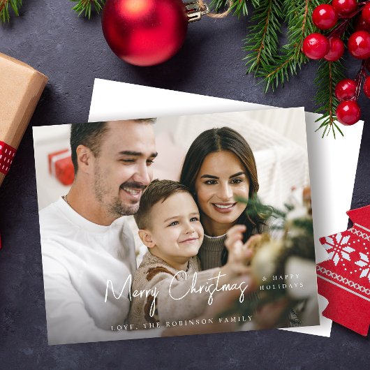 Papier Budget Joyeux Noël Minimaliste H Photo