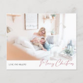 Papier Budget Joyeux Noël Moderne Minimaliste Photo 2 (Devant)