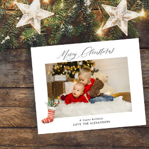 Papier Budget Joyeux Noël & Photo de Chaussette