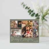 Papier Budget Joyeux Noël sur Green 6 Photo (Debout devant)