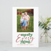 Papier Budget Joyeux tout Retro Photo de Noël (Debout devant)