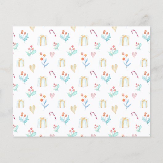 Papier Budget Joyeux tout Script 3 Photo Noël (Dos)