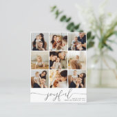 Papier Budget Joyful Christmas Photo Collage vacances (Debout devant)