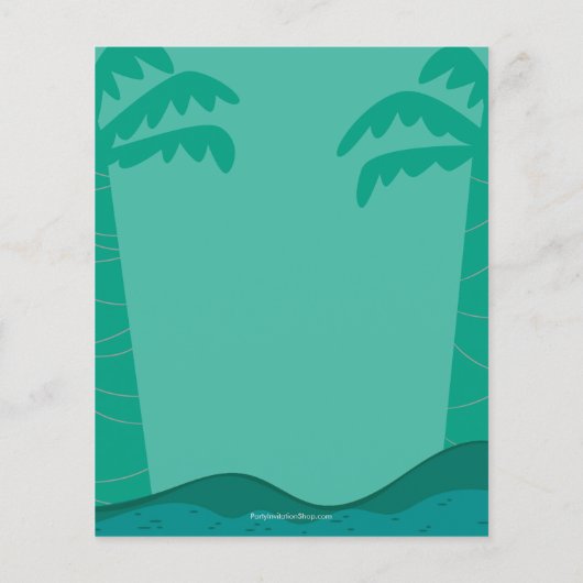 Papier Budget Jungle Lion Invitations d'anniversaire de l (Dos)