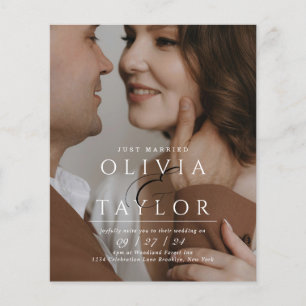 Papier BUDGET Juste Marié Ampersand 2 Mariage photo