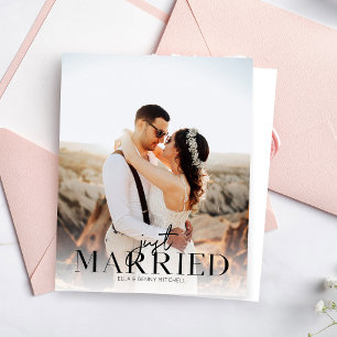 Papier Budget Juste Marié BT Photo Mariage Faire-part