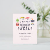 Papier Budget Kawaii Sushi Rolls Anniversaire (Debout devant)