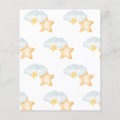 Papier BUDGET King Safari Lion Baby shower Invitation (Dos)