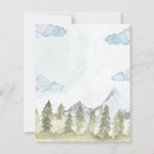 Papier Budget Laisser l'aventure commencer Baby shower In (Dos)