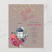 Papier BUDGET Lanterne de Noël Poinsettia Evergreens (Devant)