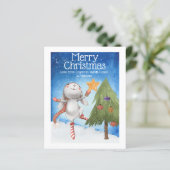 Papier BUDGET Lapin de Noël Lapin Décoration Arbre (Debout devant)