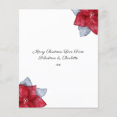 Papier BUDGET Lapin Lapin Scène Arbre de Noël (Dos)