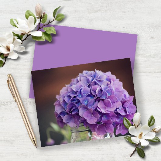 Papier Budget Lavande Purple Hydrangea